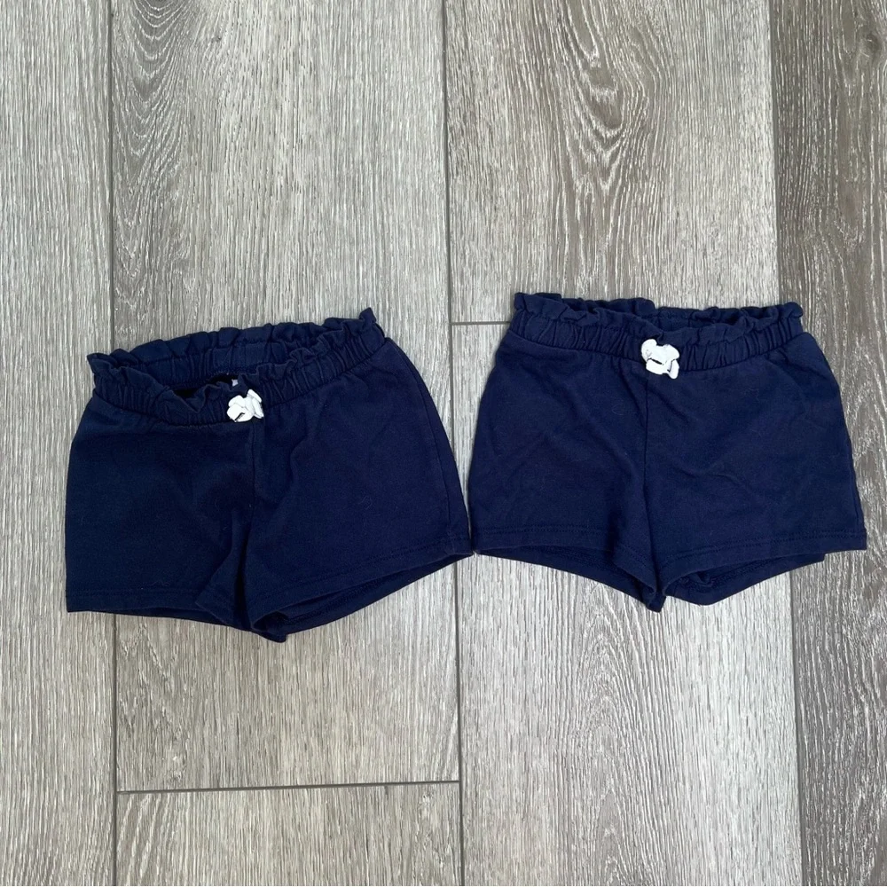 JUMPING BEANS ELASTIC WAISTBAND PULL ON SHORTS NAVY 12MO